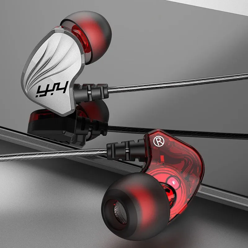 Olhveitra 3 5 мм In Ear аудиофоны проводные наушники для iPhone Android Handsfree Спорт бас стерео