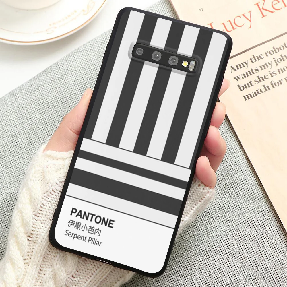 Черный стеклянный чехол для телефона Kamado Nezuko Kimetsu no Yaiba Demon Slayer Pantone Samsung Galaxy s20 Ultra s8