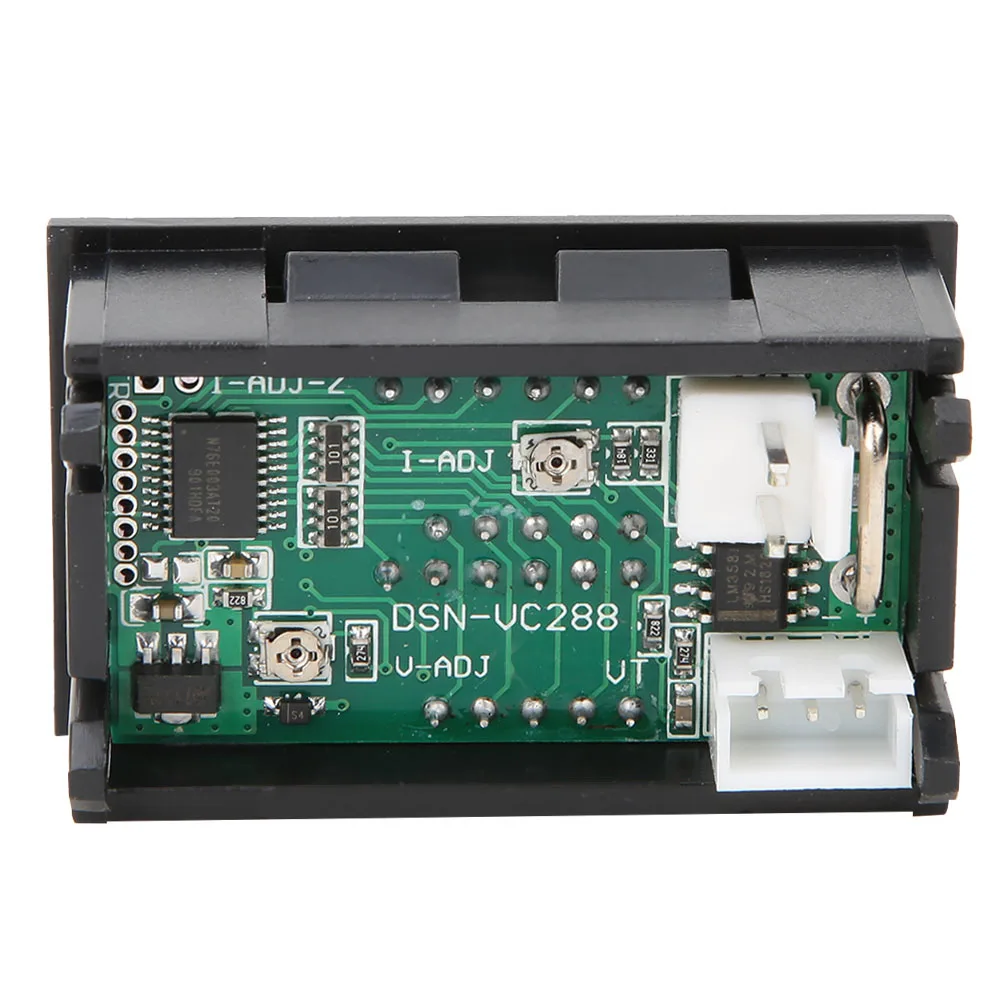 Мини цифровой вольтметр Амперметр DC0 100V/10A светодиодный DC двойной дисплей датчик