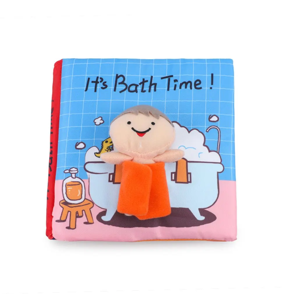 

Baby Soft Cloth Book 3D Cartoon Story Cognize Reading Montessori Early Education Puzzle Toy Children First Book Toddler Gifts
