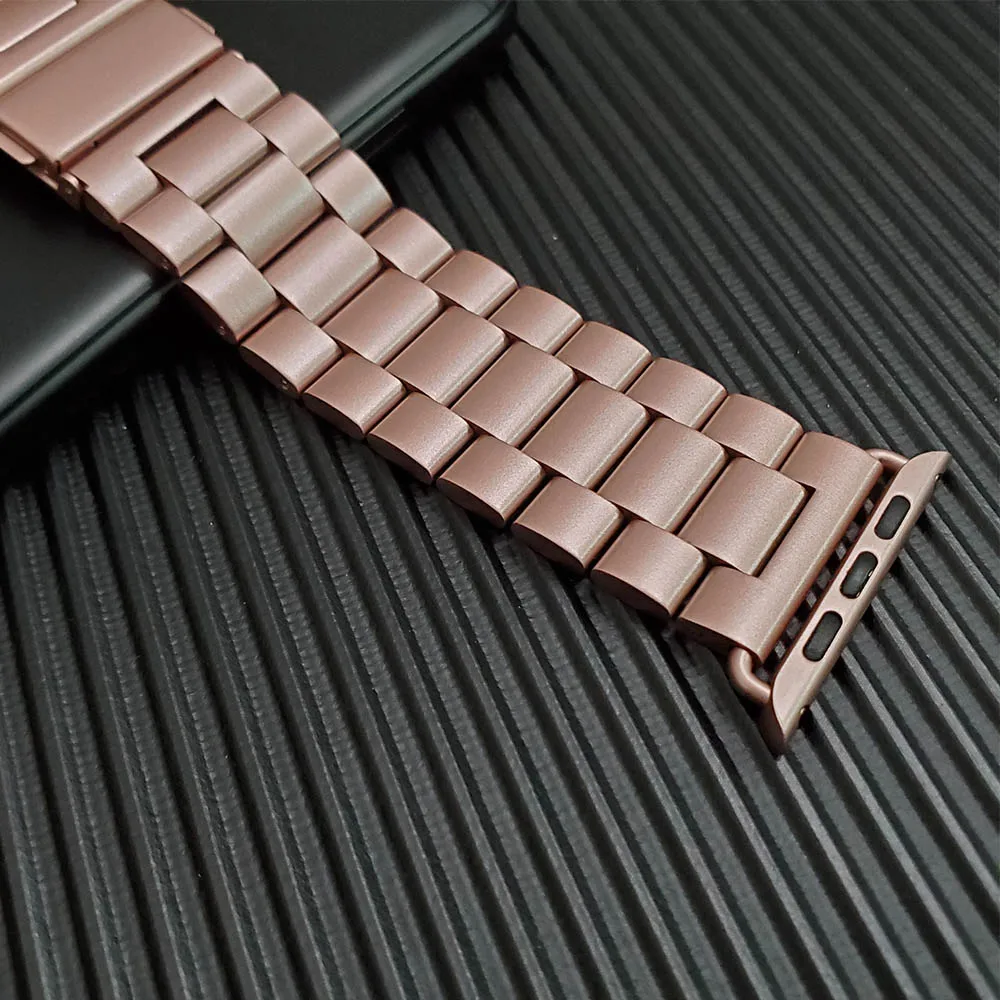 Классический металлический ремешок из нержавеющей стали для Apple Watch 5 44 мм 40 мм 38 мм 42 мм соединяющий ремешок браслета для IWatch Series 1 2 3 4