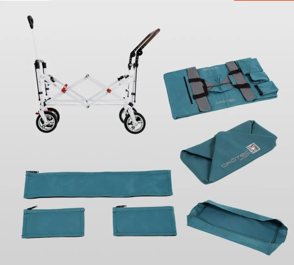 Crotec wagon 3 в 1, двойная тележка, Многофункциональная прогулочная коляска, для пикника, для покупок, мульти, для путешествий, l, трейлер, trike cochesitos de bebe