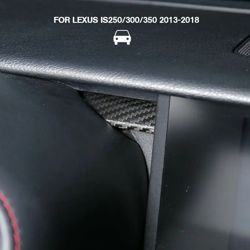 Pcmos углеродное волокно центральная консоль полоса отделка Подходит для LEXUS IS250/300/350 2013- аксессуары для интерьера Новинка