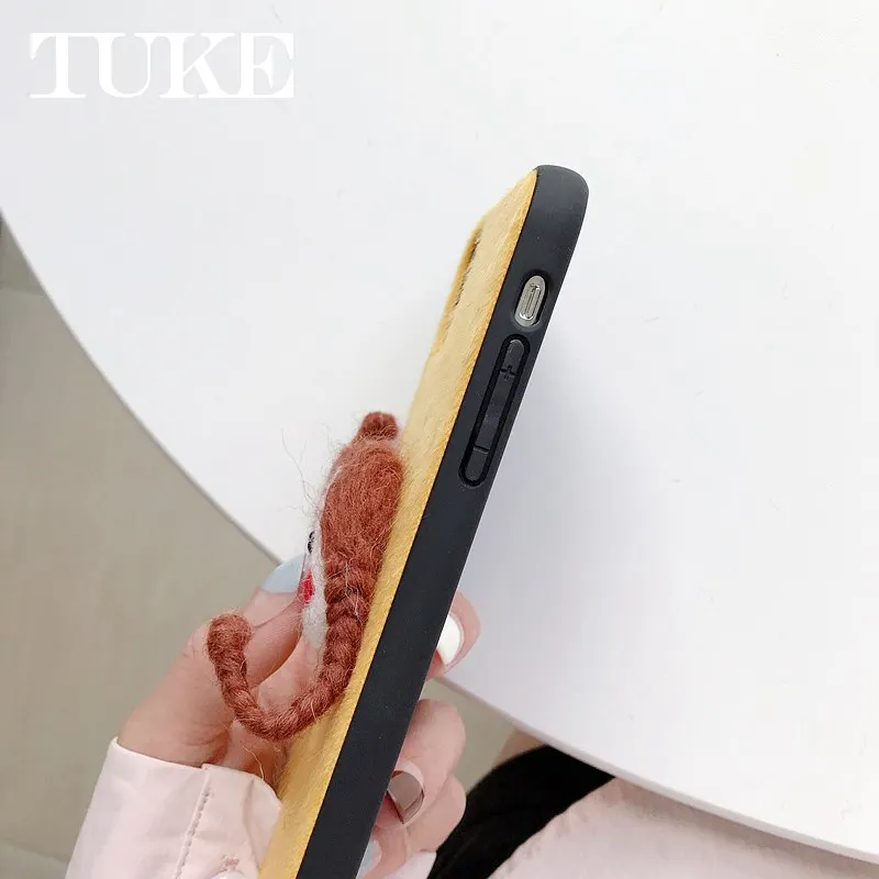 Милые Чехлы для девочек samsung s10 plus чехол телефона милая плюшевая шапка теплый
