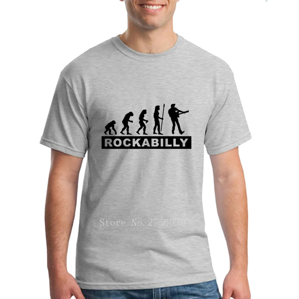 Футболка с 3D принтом Мужская Evolution Rockabilly футболки музыкальная гитара Элвиса