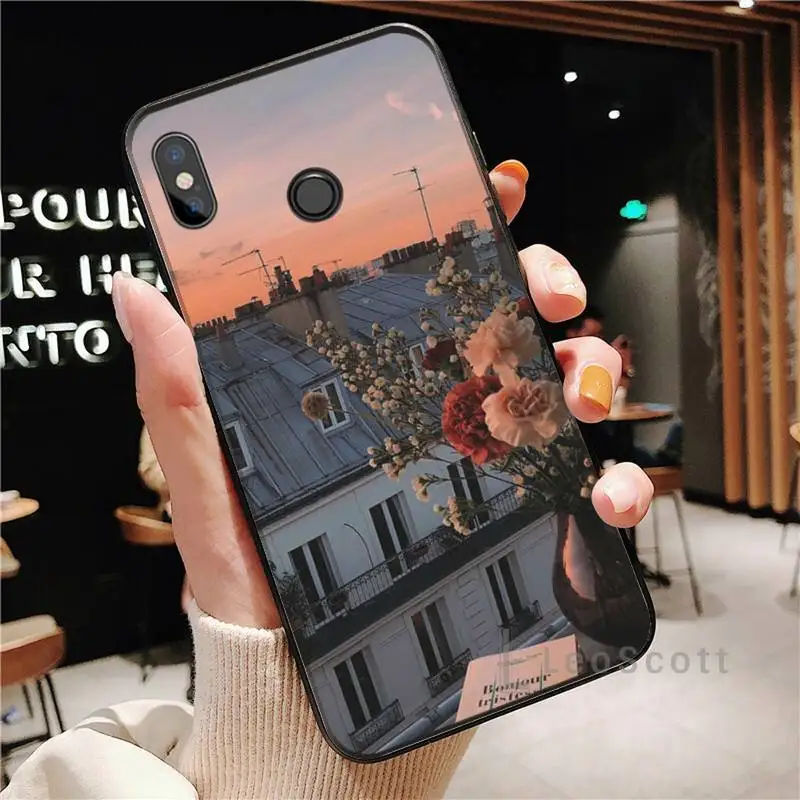 

Fashion London New york street Phone Case For Xiaomi Redmi Note 4 4x 5 6 7 8 pro S2 PLUS 6A PRO