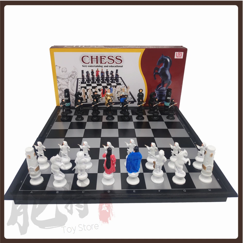 

Fold Professional Chess Game Board High Quality Educational Toys Chess Magnetic Plastic Ornament Juegos De Mesa Travel Games