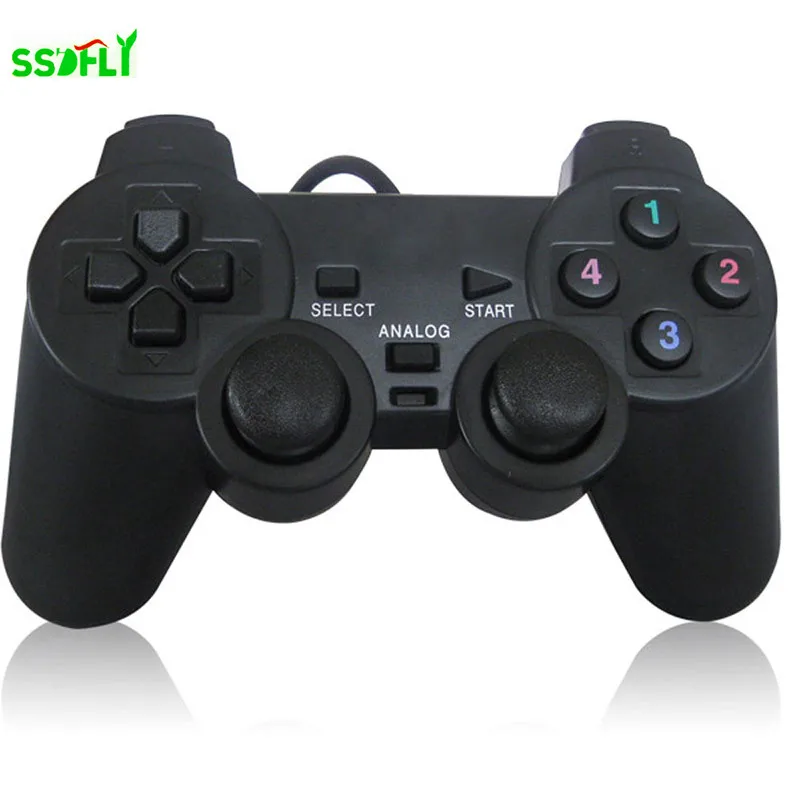 USB Проводная компьютерная игра Управление Геймпад вибрации джойстик игровой