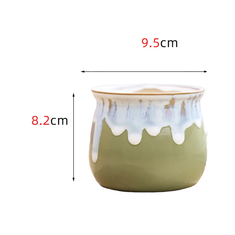 

Mini Cute Ceramic Flower Pots Planting Pot Cactu Faux Plants Containers for Succulents Home Garden Decoration Promotion