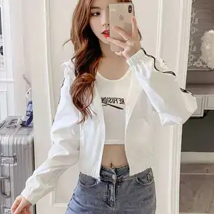 Модная куртка в стиле панк с длинным рукавом, повседневная спортивная куртка с отворотом, короткое пальто, ветровка для женщин