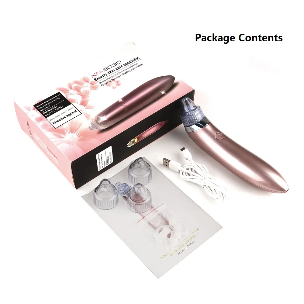 

Electric Blackhead Remover Vacuum Pore Cleaner Nose Face Black Point Acne Clean Facial Pore Deep Cleansing Dot Suction Machine