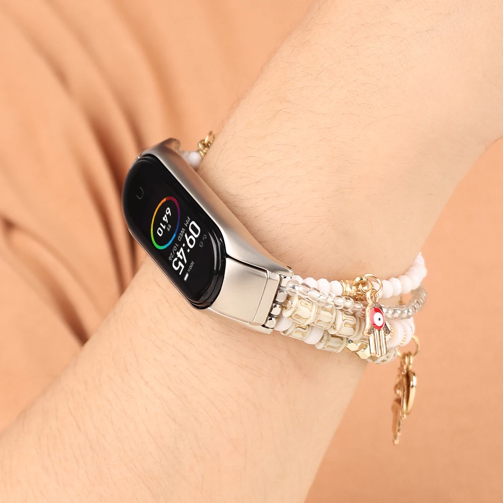 Ремешок Dressy для часов Mi Band 3 4 5 6 аксессуары Xiaomi 6/5/4/3 сменный эластичный ремешок |