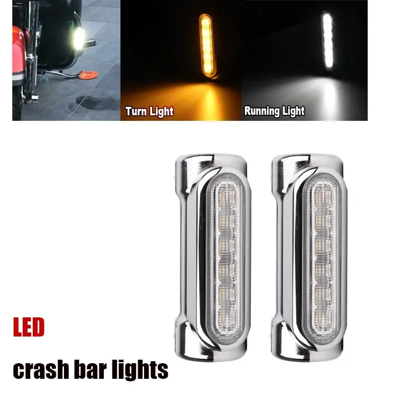 Хромисветильник/черные мотоциклетные световые панели для шоссе