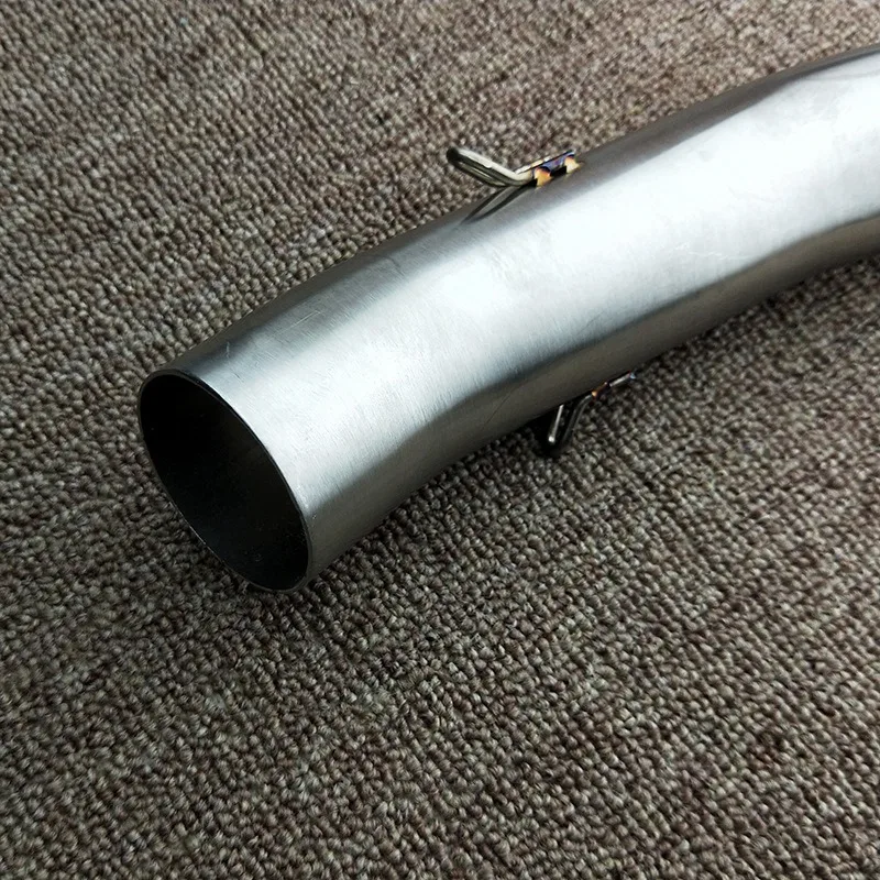 Средняя выхлопная труба мотоцикла скольжения на ссылку трубы для DUKE 390 250 125 DUKE390