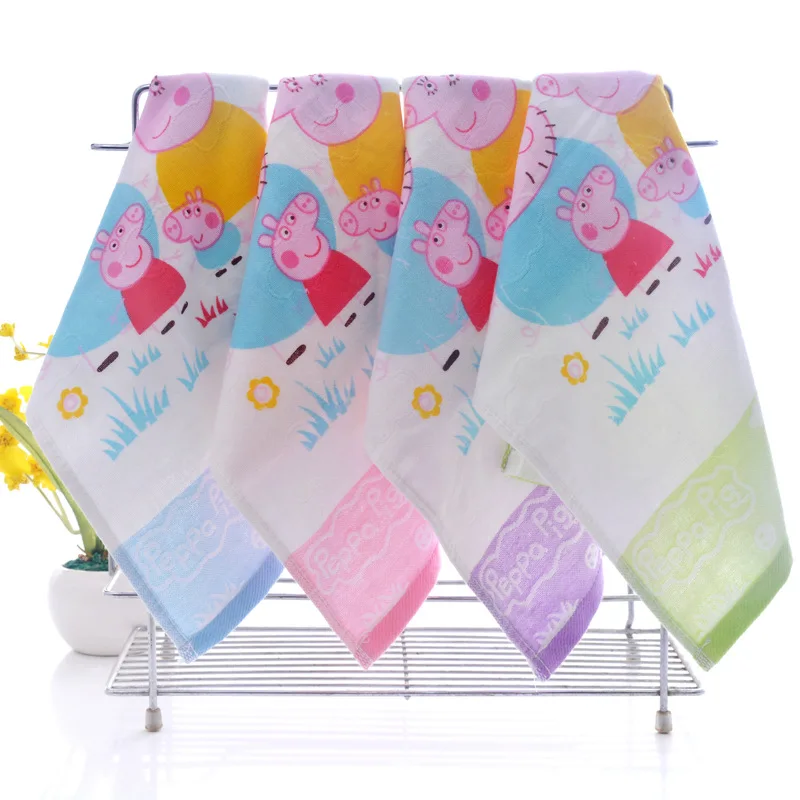 Детское полотенце для лица Peppa Pig детское банное из чистого хлопка с милым