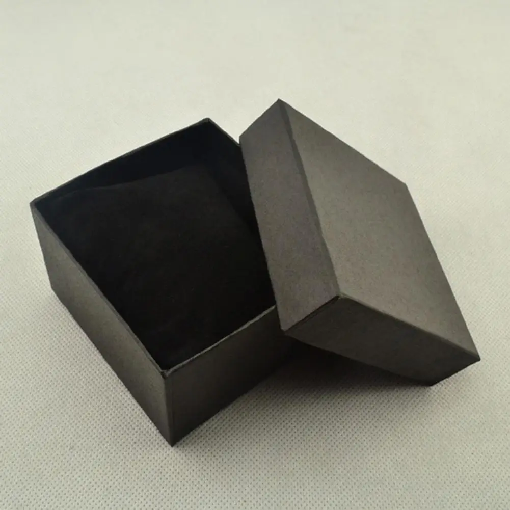 

80% HOT SALES !!! Square Cardboard Storage Case Watch Bangle Jewelry Gift Box with Pillow Paded