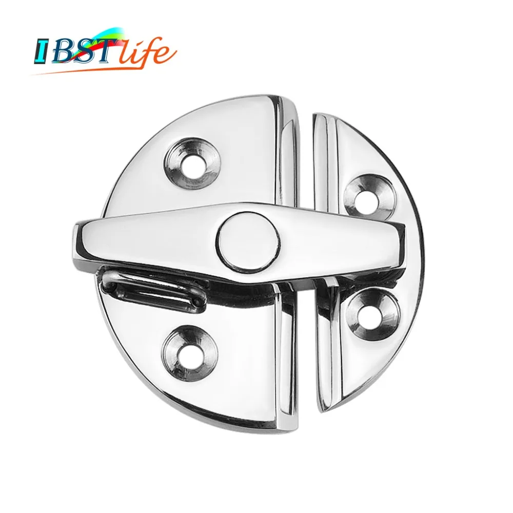 

Marine Grade Stainless Steel 316 Boat Door Cabinet Hatch Round Turn Button Twist Catch Latch Marine Hardware Accessories