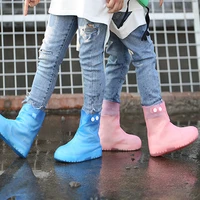 outdoor children playing shoes cover 1pair reusable latex waterproof shoes covers baby slip resistant rubber rain boot overshoes