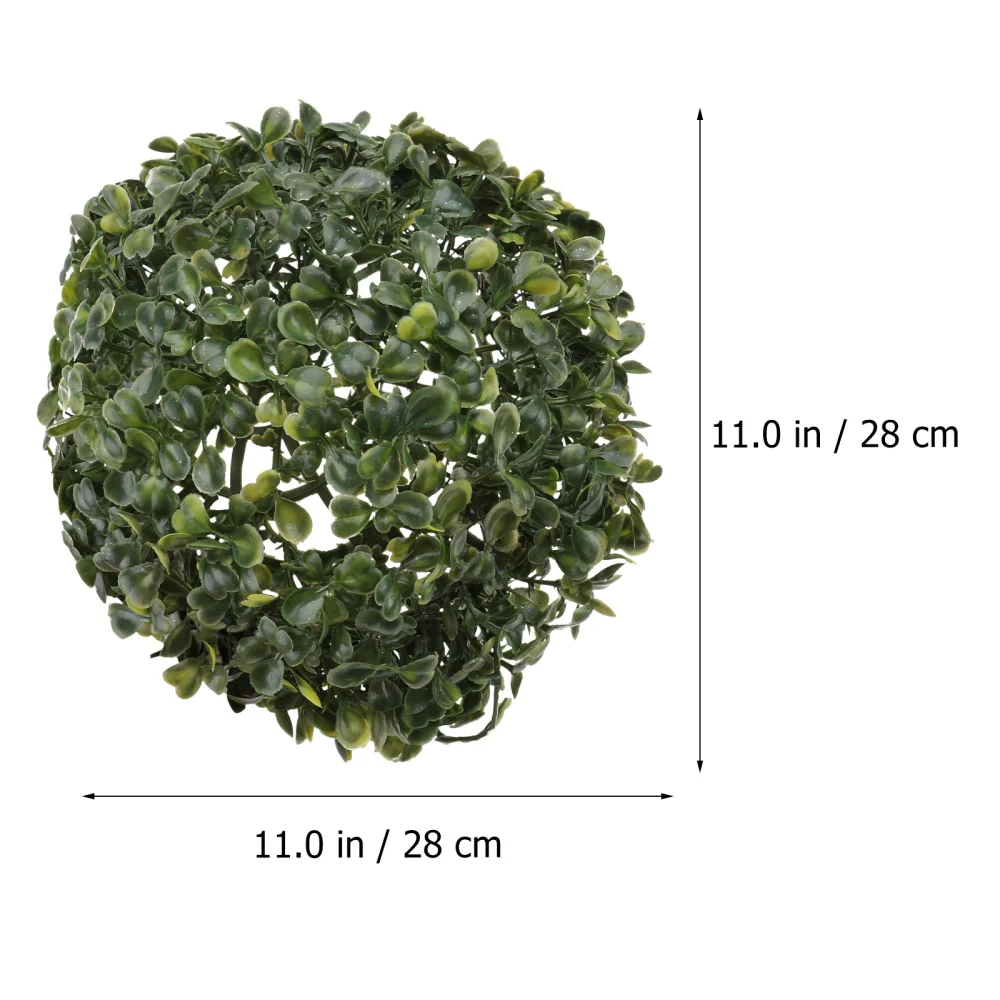 

3Pcs Imitated Grass Balls Household Adornments Ceiling Pendants for Party Green