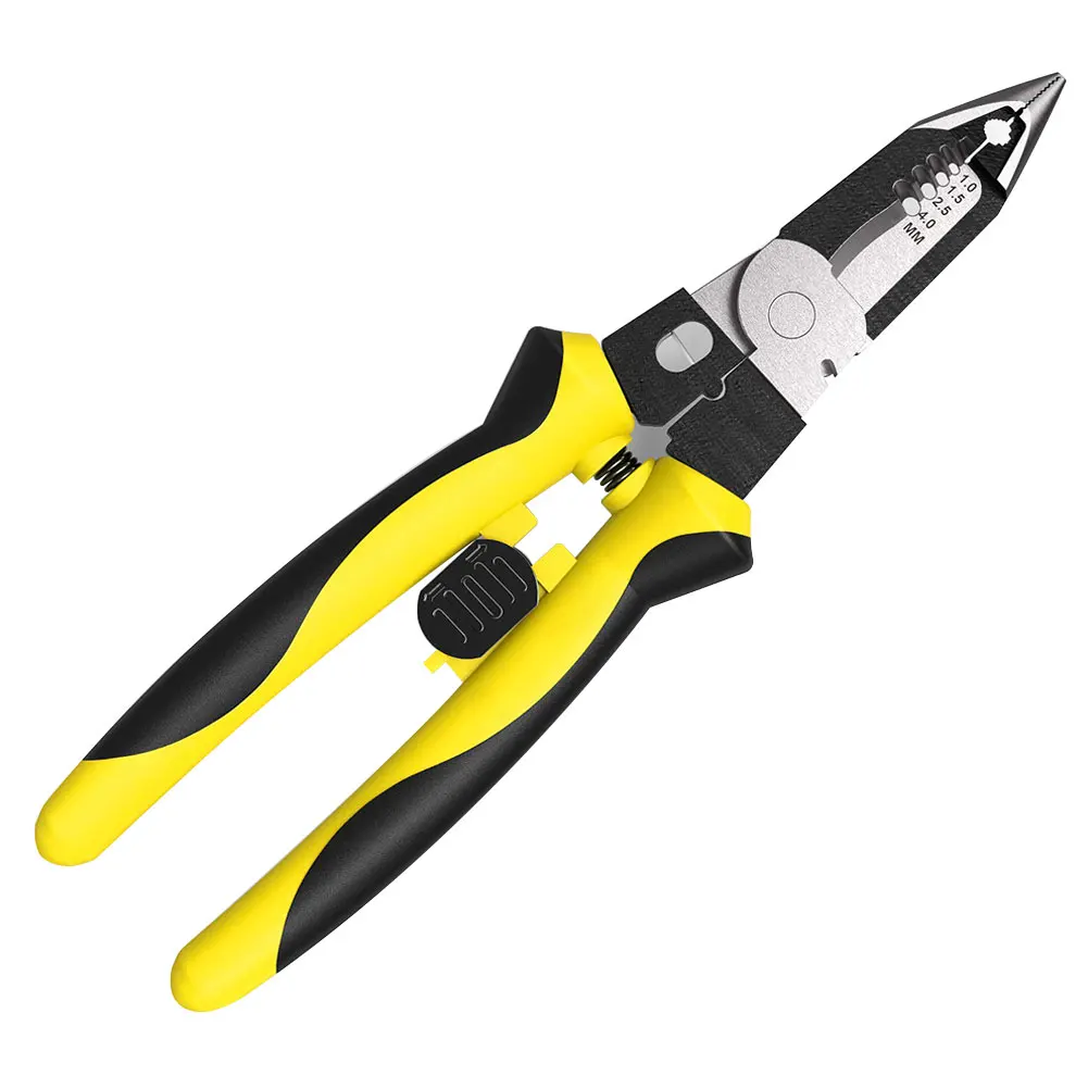 

Multifunction Pliers Set Combination Pliers Stripper Crimper Cutter 7 In 1 Crimping Tool Wire Pliers Diagonal Pliers Hand Tools