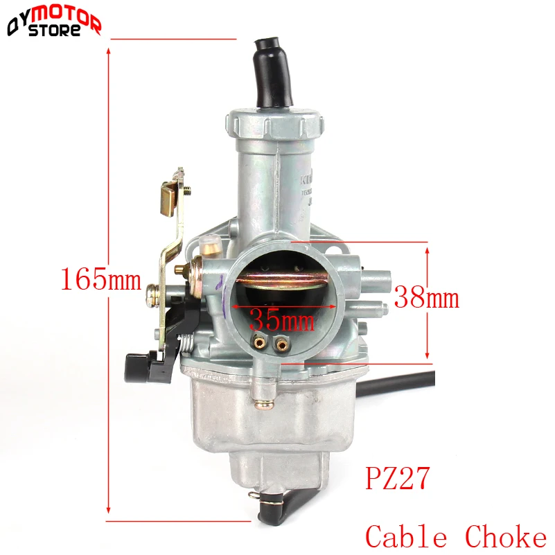 Карбюратор для мотоцикла PZ27 высокопроизводительный карбюратор 27 мм КАРБЮРАТОР