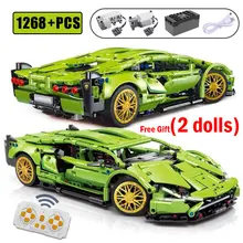 Super Racing Sports Technical Car Model Building Blocks 42115 City Remote Control Technique Vehicle Bricks Toys For Kids Gifts