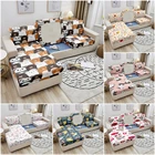 Чехол для диванной подушки, эластичный, с изображением животных, для дивана, для гостиной, в мультяшном стиле