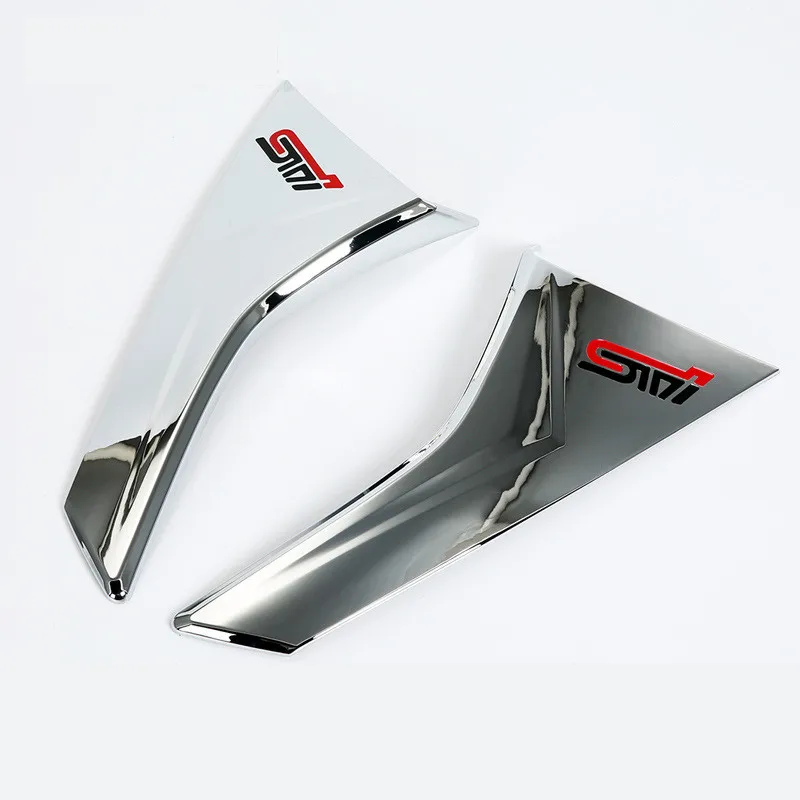 2 шт. углеродное волокно черный и ABS ярко серебристый декоративный чехол на заднее