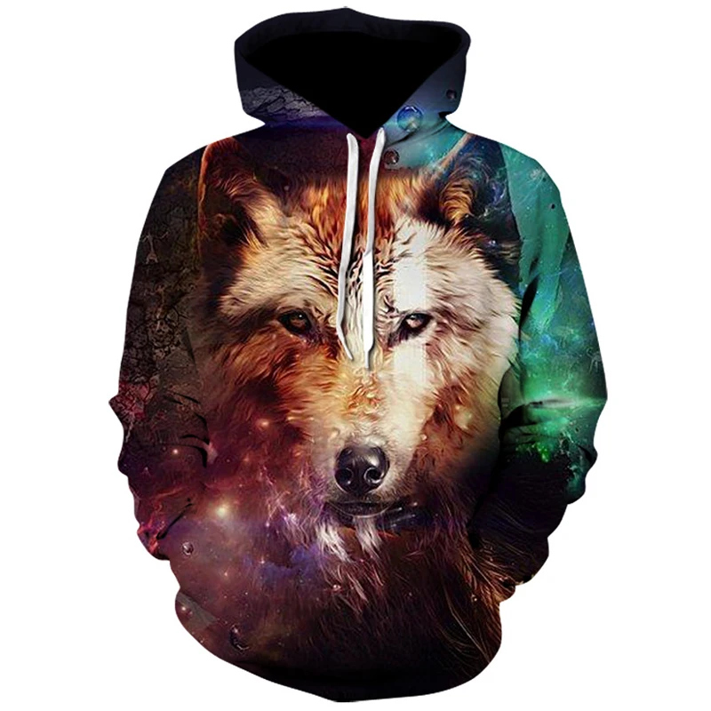 

Gelo e fogo lobo 3d impresso hoodies das mulheres dos homens hoodies masculino 2019 novos jaquetas casacos pulover streetwear