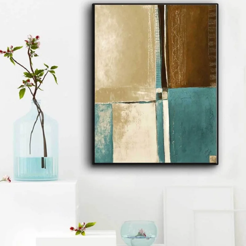 

3 Pcs Nordic Creative Wall Painting Canvas Frameless Colorful Painting Wall Art Decoration Living Room Bedroom Hotel Room Decor