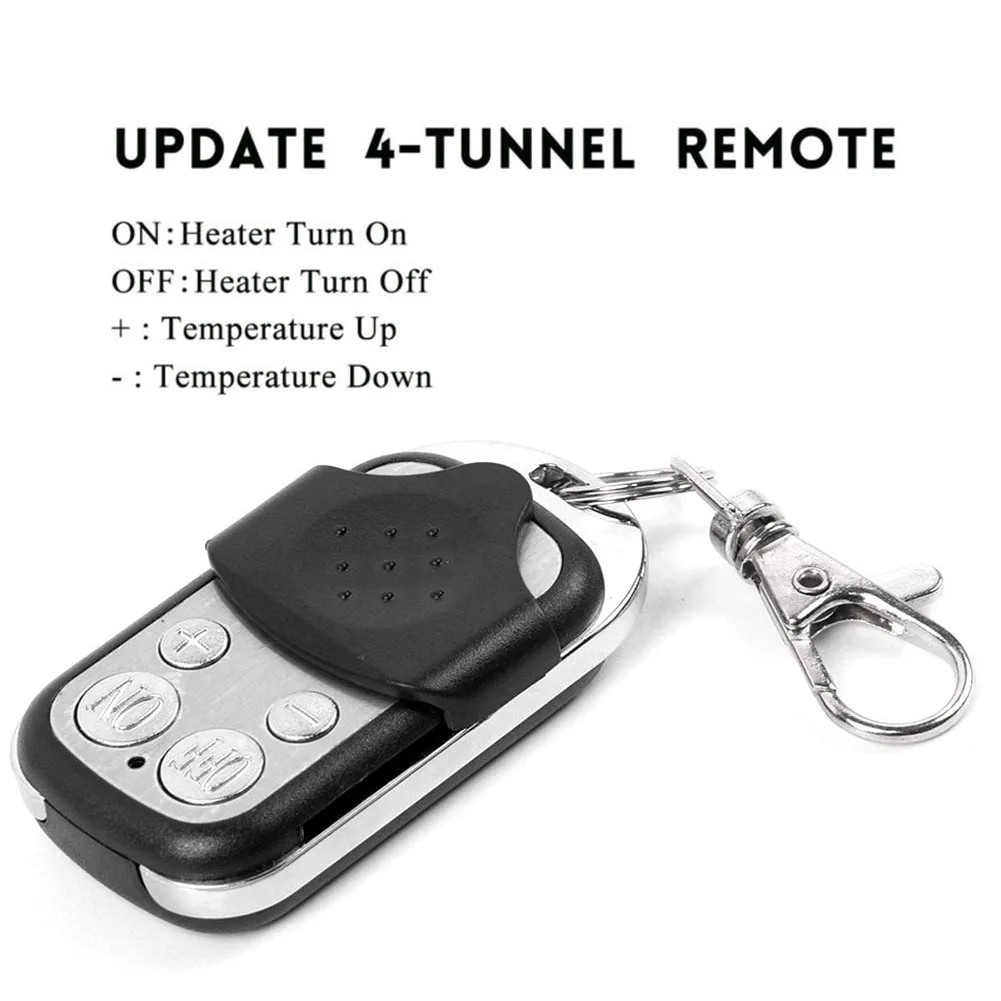 

4 key Remote Control 53x28x12mm Accessories Black+Silver Car Replacement
