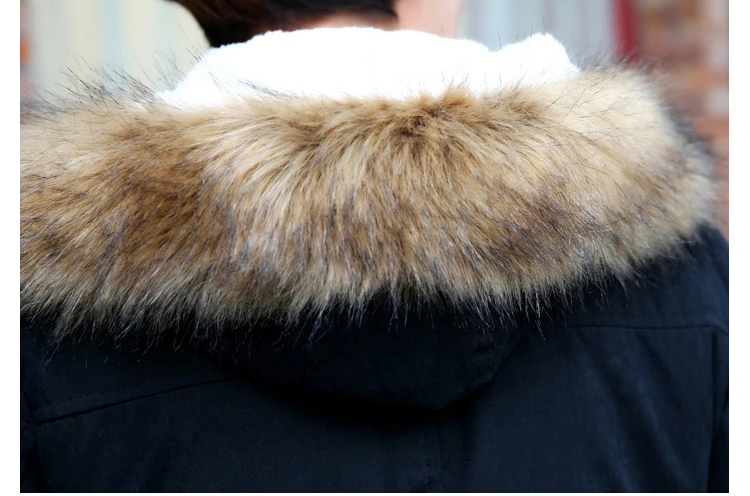 

New Winter Jacket Lovers Men's Wadded Jacket Hooded Faux Fur Velvet Thick Padded Coat Women Plus Size S-4XL LX288