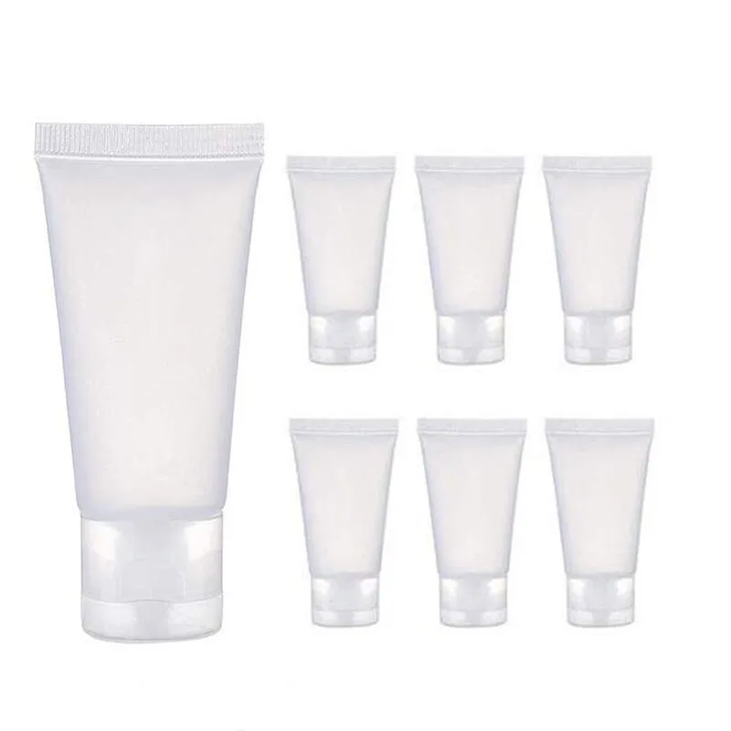 

30pcs 20g 30g 50g 100g Clear Plastic Soft Tubes Empty Cosmetic Cream Emulsion Lotion Packaging Containers