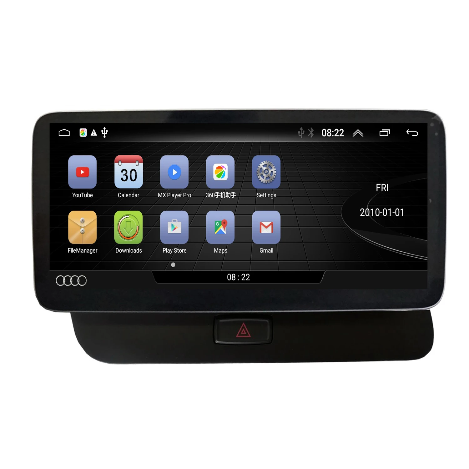 COIKA 10,2" Android 9,0 автомобильная система ips мультимедийный плеер для Audi Q5 2009- gps Navi Google wifi зеркальный экран Bluetooth SWC