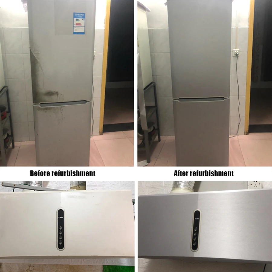 Самоклеящиеся обои YUNPOINT из матового металла бытовая техника сделай сам