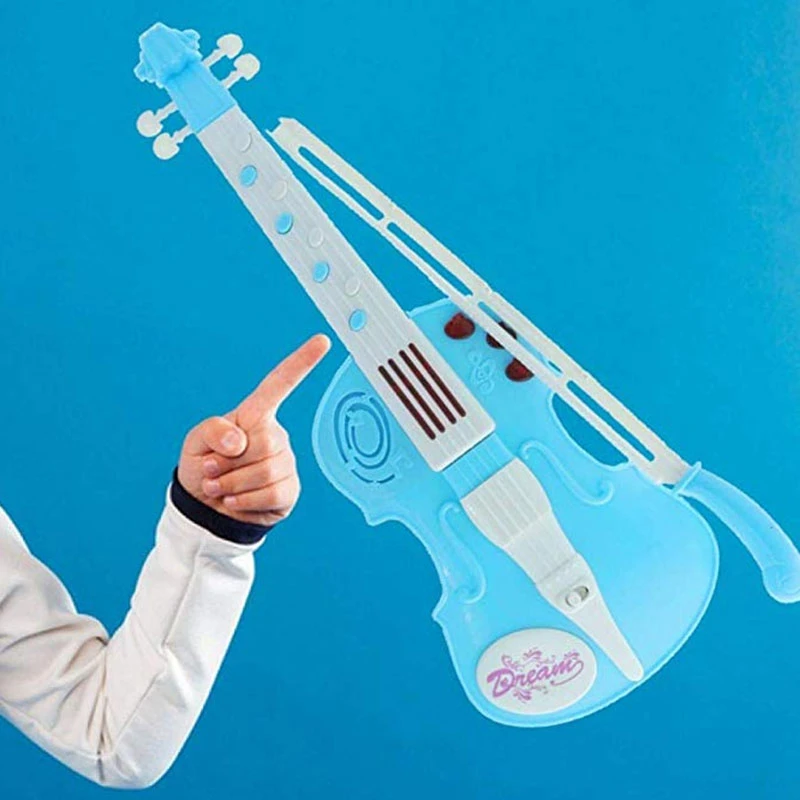 Удивительные игрушечные скрипки для музыкальных инструментов с 12 мелодиями и
