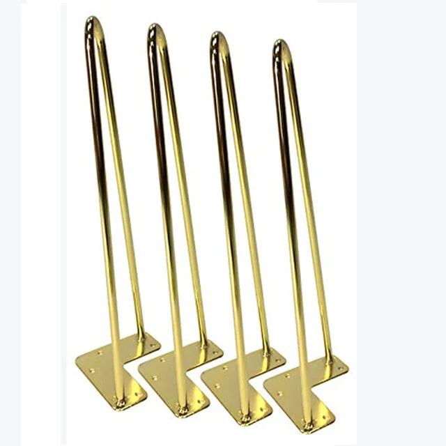 6 дюймов/7 дюймов золотые шпильки для волос ножки установки металлических ножек