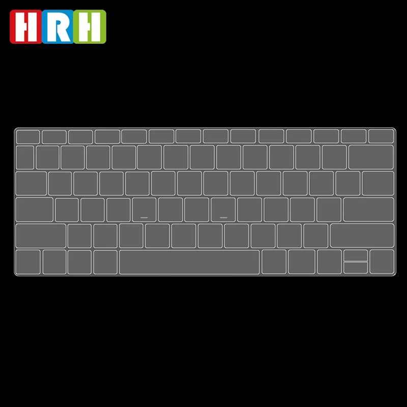 HRH High Quality Ultra-thin Durable English Silicone Laptop Keyboard Skin Cover For Huawei Honor Magicbook