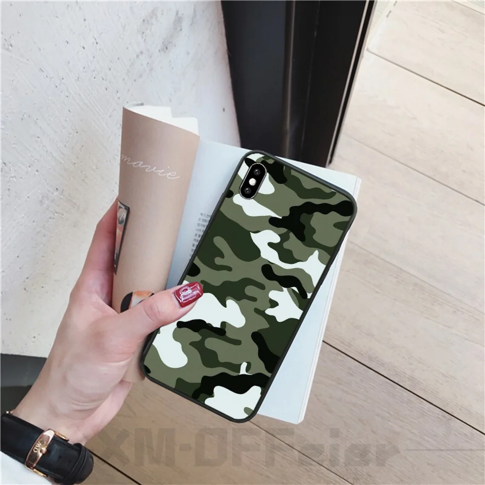 Чехол для iphone xr с камуфляжным рисунком мягкий армейский чехол фото на заказ iPhone 11