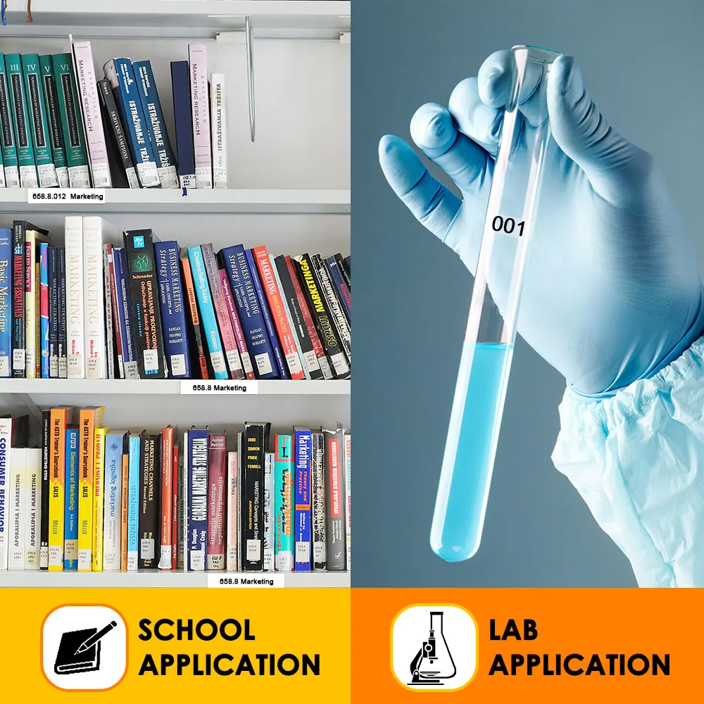 Лента для этикеток 18 мм Φ золотистая на черной прочной клейкой ленте совместимая