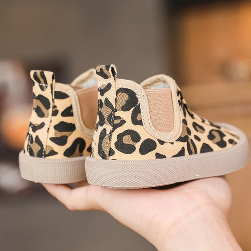 Kids Shoes Sneakers Girls New High Top Canvas Fashion Ankle Boots 2021 Spring Autumn Children | Детская одежда и обувь