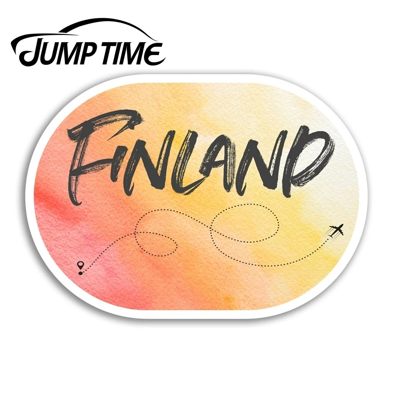Время прыжка для красивых финских виниловых наклеек наклейка Путешествие