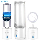 ALTHY водородный генератор воды бутылка-DuPont SPE PEM двойная камера производитель lonizer -H2 ингаляция-адаптер
