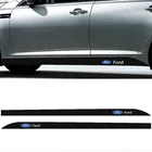 2 шт., наклейки на боковые кузова автомобиля Ford Focus MK7 2 Escort Explorer Edge 4 MK2 MK4 Mondeo Kuga Fiesta