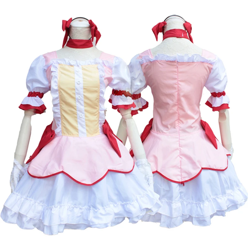 6 шт./компл. Косплей-костюм аниме New Hot Puella Magi Madoka Magica Kaname костюм для Хэллоуина