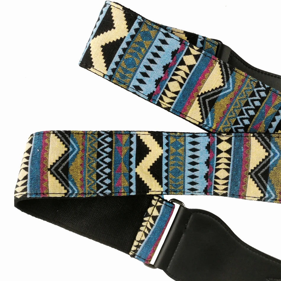 Кожаный ремень для гитары хлопчатобумажный длина 145 см ширина 6 2 | Спорт и