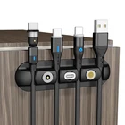 Держатель кабеля силиконовый держатель для кабеля USB настольную лампу, Winder Управление зажимы держатель для наушники в форме мыши гарнитура с магнитным штекером коробка
