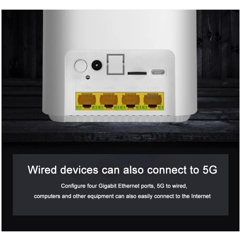 Разблокировка ZLT X21 CPE комнатный Sub 6 ГГц NSA + SA модем быстрая работа Wi-Fi sim-карта