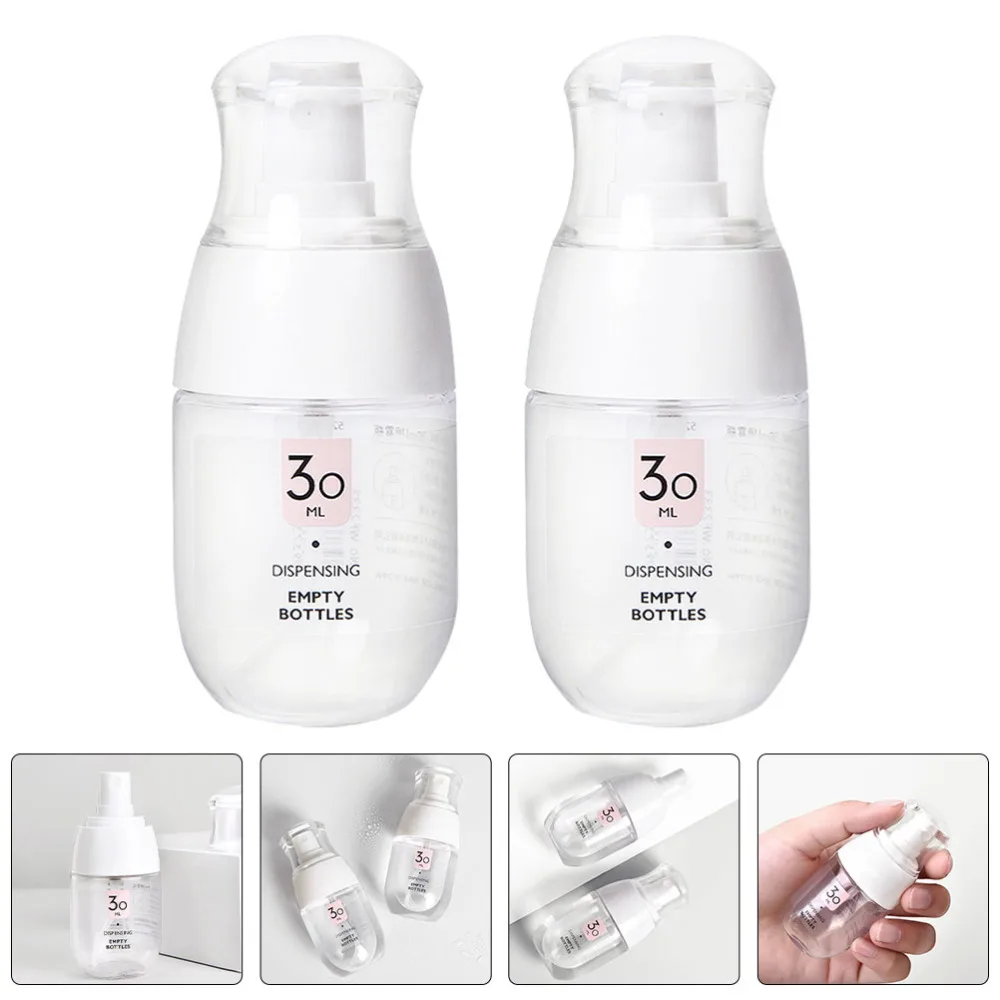 

2Pcs Spray Bottles Portable Cosmetic Liquid Bottles Perfume Dispenser