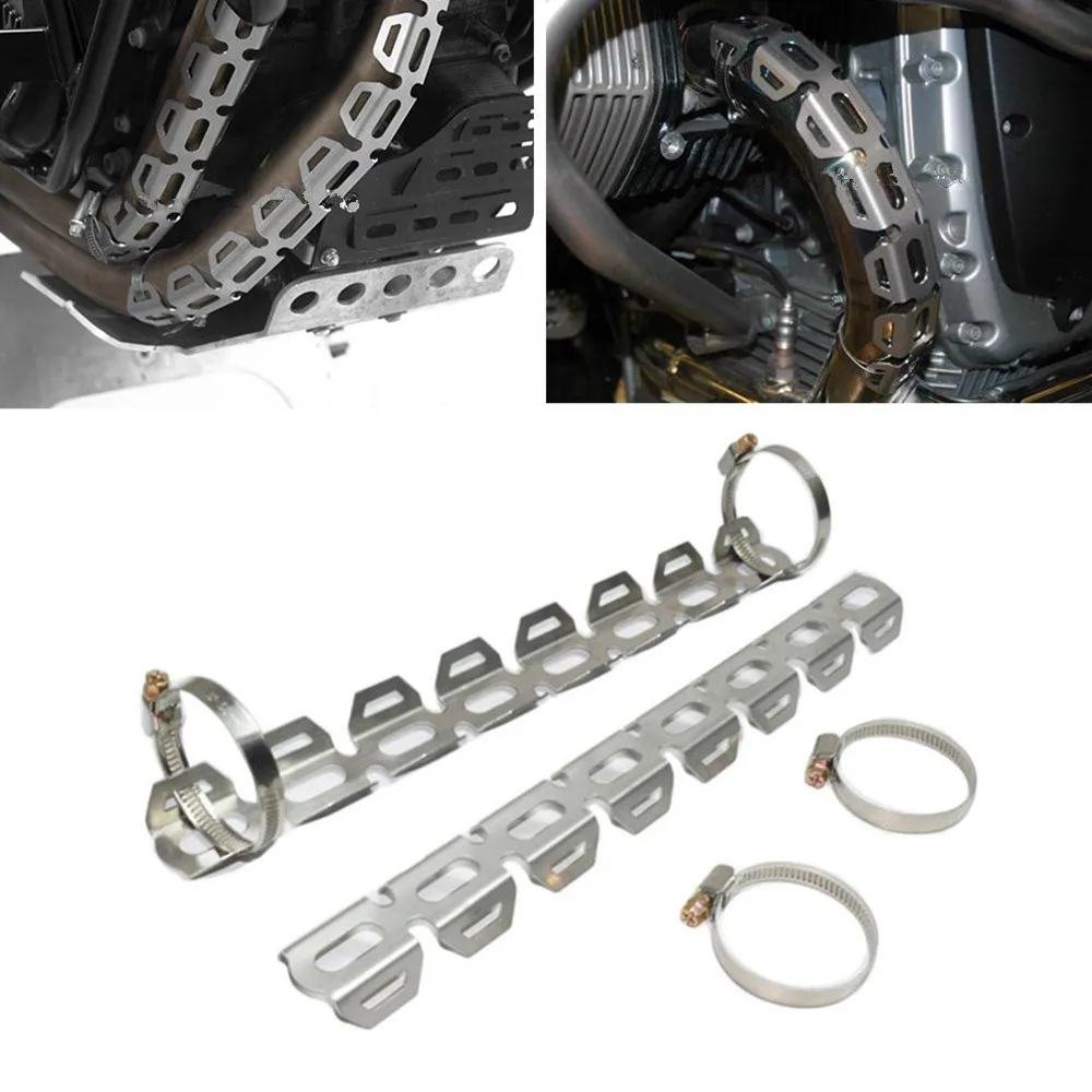 Выхлопной тепловой экран для мотоцикла глушитель трубы тепловая защита защитная